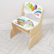 Дитяча регульована парта зі стільчиком растишка Bambi B 2071-105-2 Таблиця множення світло.венге**