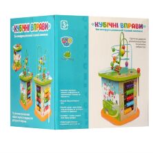 Дерев'яна Розвиваюча іграшка TREE TOYS MD 2190 Бизиборд Лабіринт Ксилофон Сортер ін**
